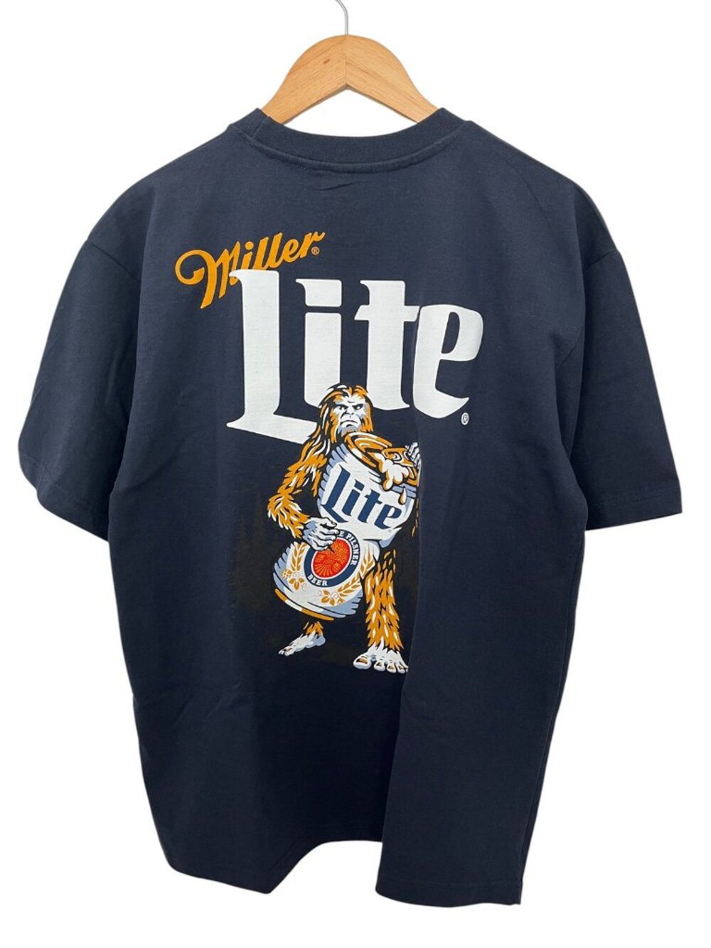 NWOT Miller Lite Sasquatch Men’s T-Shirt Medium